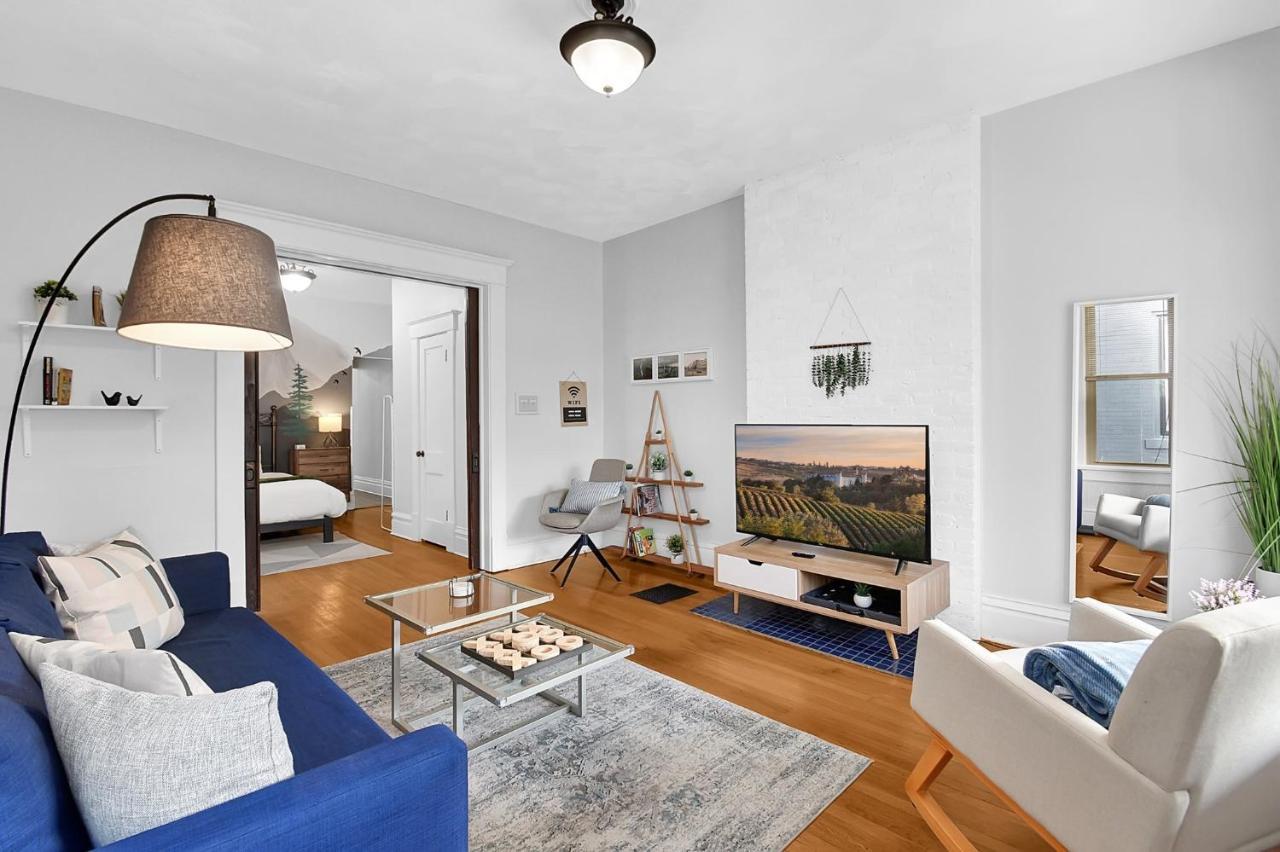 Modern European 1Br Near Dt-Historic St Appartement Columbus Buitenkant foto